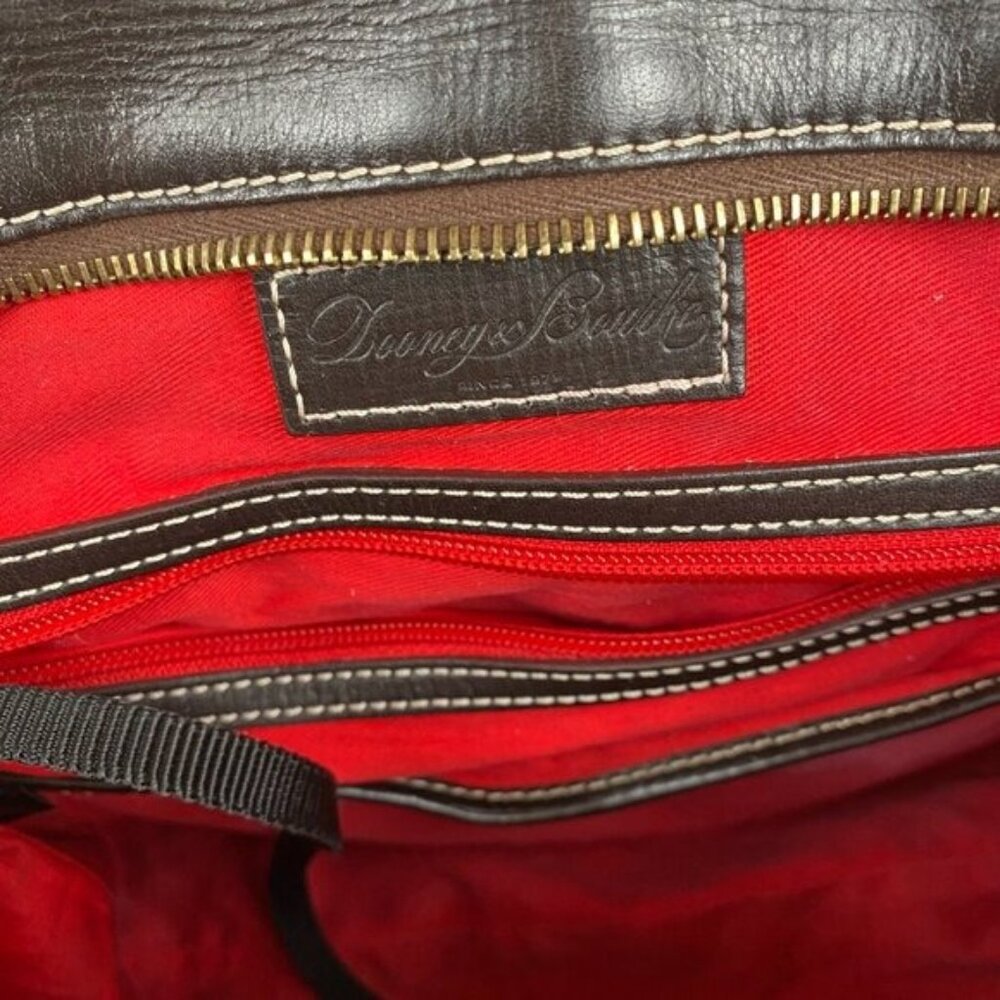 Dooney & Bourke Retro Lexington in Black Leather Tote with an Embossed Pattern - Picture 5 of 14